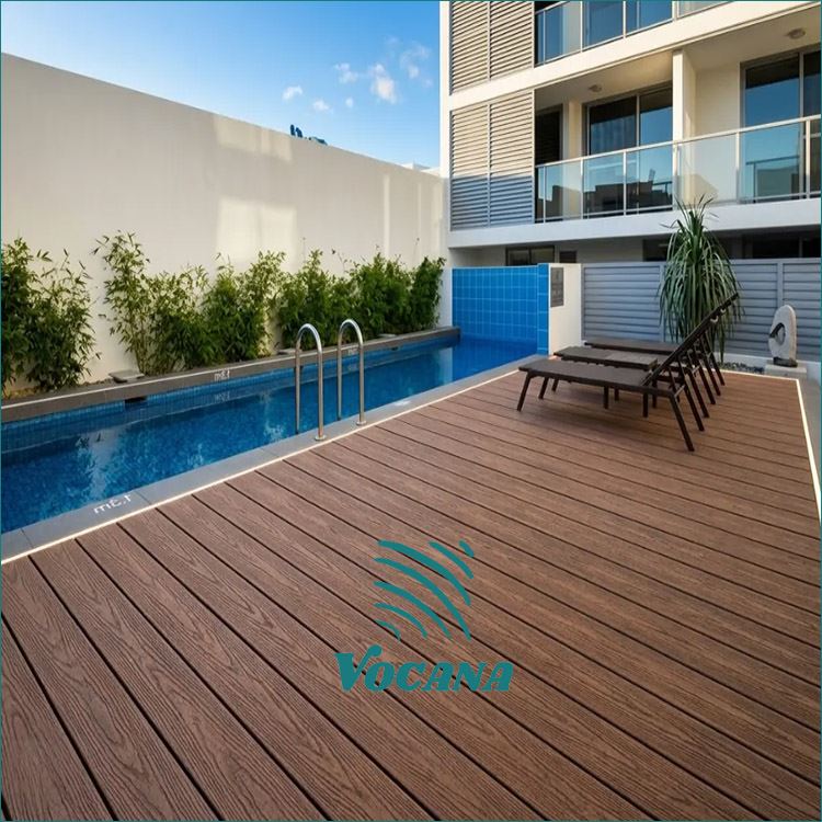 Terrasse WPC pour les complexes hôteliers et les promenades des Maldives|Vocane