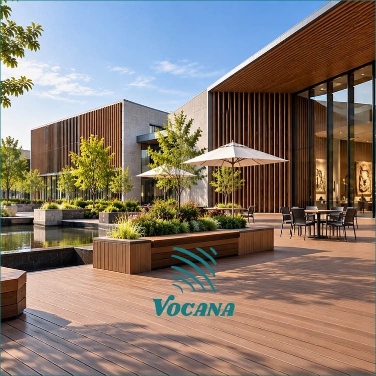 WPC Decking For University Campus Courtyards | Vocana suppliers